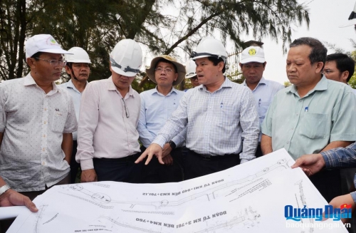 Kiểm tra các dự án trên địa bàn Khu kinh tế Dung Quất